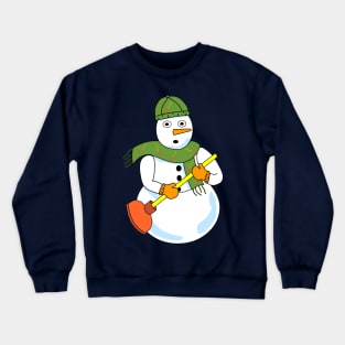 Snowman Plumber Crewneck Sweatshirt